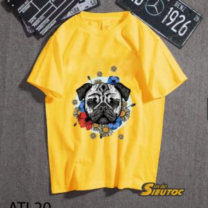 Áo In Hình Chó Pug Cute